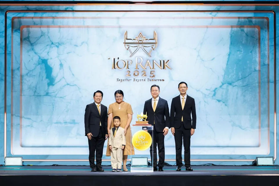 รางวัล TOP RANK 2025 Together Beyond Tomorrow